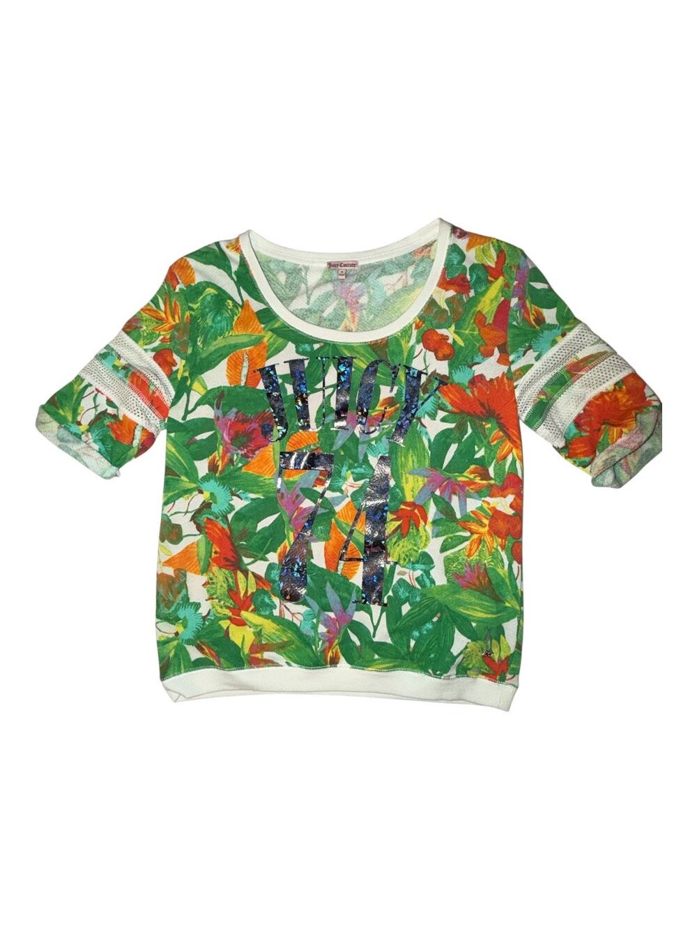 Juicy Couture Women’s Small Tropical Top